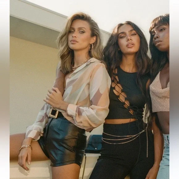 Princess Polly Funky Town Shirt Multi Size 6 - Picture 4 of 12